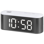 Trevi EC 883 BL Orologio Sveglia Digitale con Termometro e Grande Display Bianco