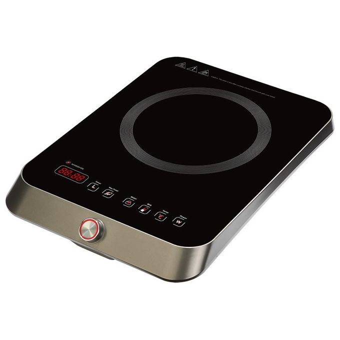 Rgv TURBO2000 Piastra ad induzione adatta per pentole con diametro compreso tra 12 e 26 cm Timer con display LCD 2000W