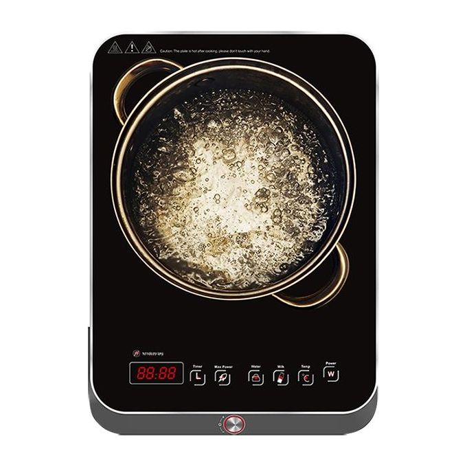 Rgv TURBO2000 Piastra ad induzione adatta per pentole con diametro compreso tra 12 e 26 cm Timer con display LCD 2000W