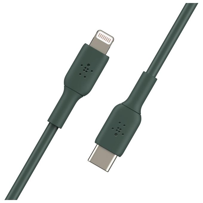 Belkin CAA003BT2MBK Boost Charge Cavo da USB C a Lightning 2 m Ricarica Rapida Certificato MFi colore Nero