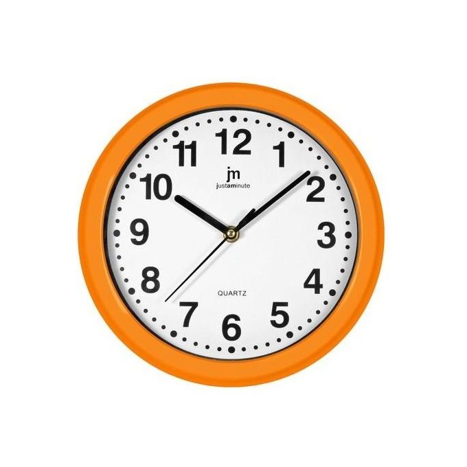 Lowell Orologio Parete Abs 25cm Arancione