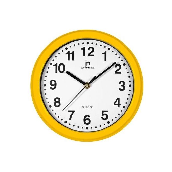 Lowell Orologio Parete Abs 25cm Giallo