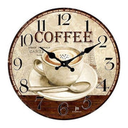 Lowell Orologio da Parete Old Style in Vetro Tondo 33,5cm Serigrafato