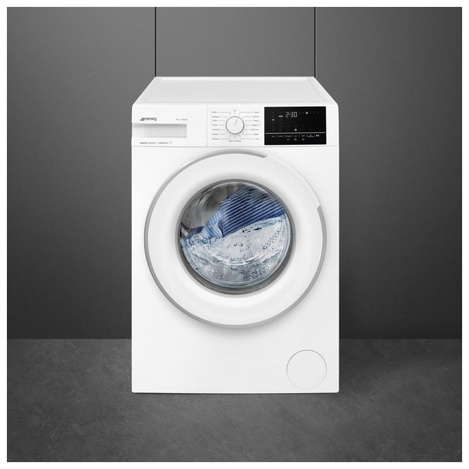 Smeg WN94SEA Lavatrice 9 Kg Classe A Profondita' 58 cm Centrifuga 1400 giri Inverter Vapore colore Bianco