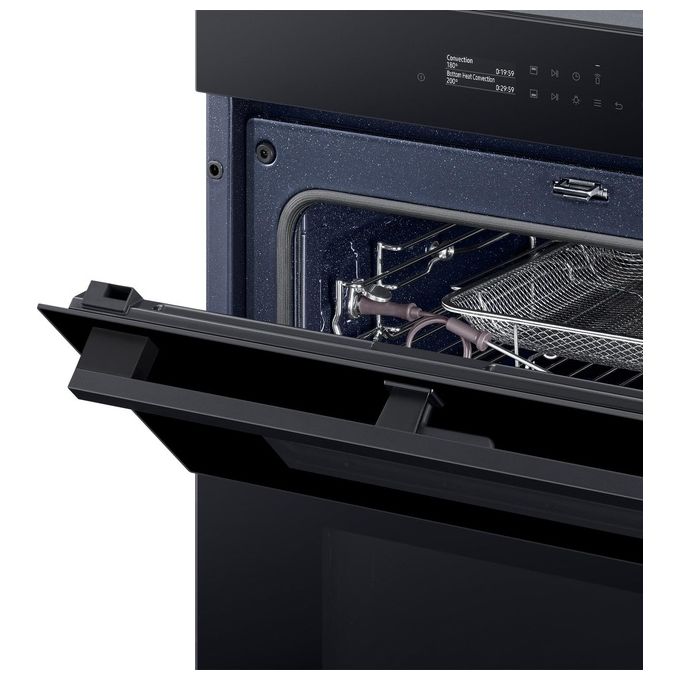 Samsung NV7B5760WBK Serie 5 Forno da incasso Elettrico a Vapore 76 L Classe A+ Dual Cook Flex Air Fry WiFi (60x60x57 cm) colore Nero