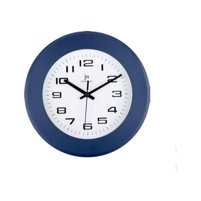 LOWELL Orologio da Parete in Abs con Movimento Continuo 30cm Colore Azzurro per Arredare la Casa con Stile Moderno