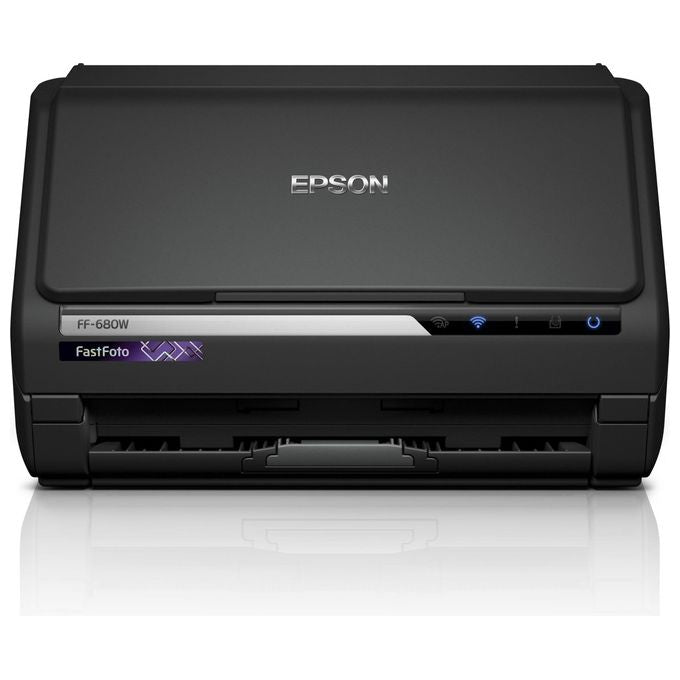 Epson B11B237401 FastFoto FF-680W Scanner Documenti Duplex A4 600x600 DPI 45 ppm Wi-Fi USB 3.0