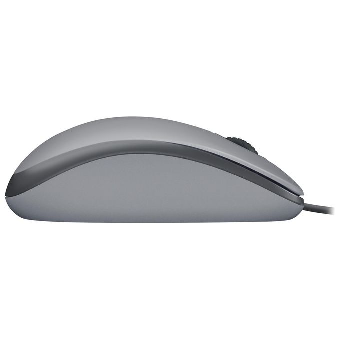 Logitech M110 Mouse Ambidestro USB tipo A Ottico 1000 DPI Mid Gray
