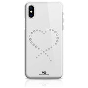 White Diamonds Eternity Cover per iPhone XS-X Bianco