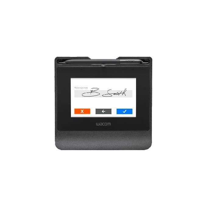Wacom STU540 Sign Pad LCD a Colori 5'' Tavoletta Firma Digitale USB Crittografia TLS RSA AES 256 1024 Livelli di Pressione colore Nero