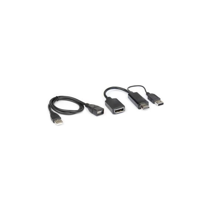 Hamlet Adattatore Video-Audio DisplayPort-Hdmi Hdmi Usb M a DisplayPort F Supporto 4K