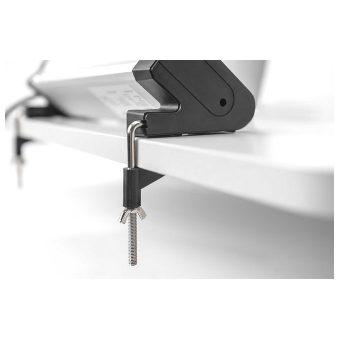 Digitus DA-70614 Ciabatta Multipresa da Ufficio 4 Prese Schuko 2 Porte USB 3680W Cavo 1.5m colore Nero Argento