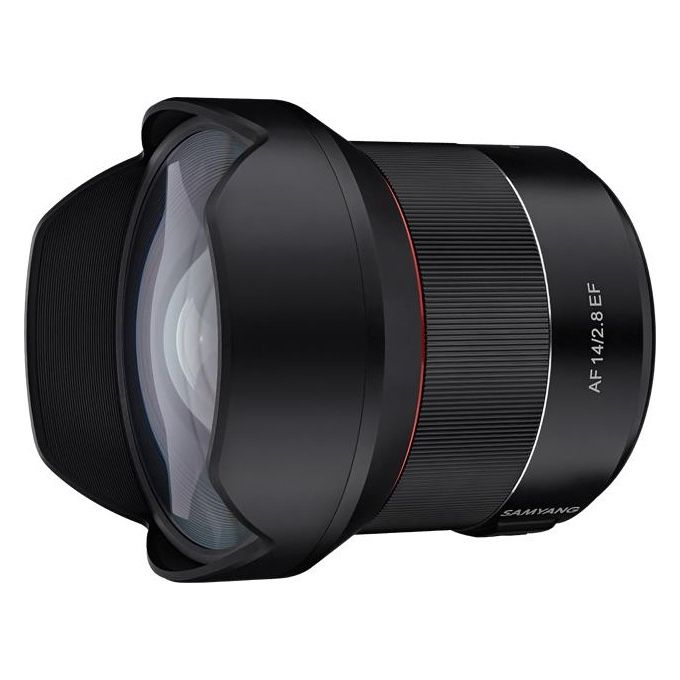Samyang 8008 Obiettivo 14mm F2.8 AF Ultra Grandangolare per Canon EF con Autofocus e Costruzione in Metallo colore Nero