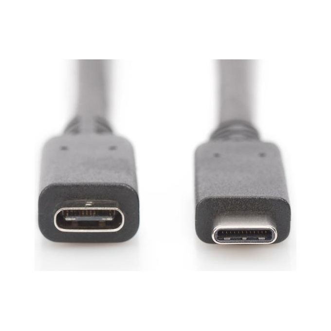 Digitus cavo prolunga usb 3.1 (gen 2) tipo c maschio-femmina mt 0,7
