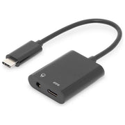Assmann Cavo Splitter Usb Tipo-C a Usb Tipo-C con Connettore 3,5mm Stereo