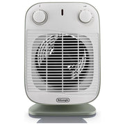 DeLonghi HFS50B20GR Vertical Edge Termoventilatore Verticale Potenza 2000 W Timer Bianco-Verde