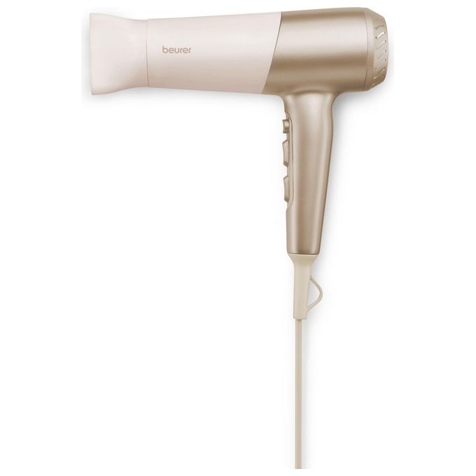 Beurer 10401 Iconic Pro Asciugacapelli 2100 W Tecnologia Ionica 2 Velocita' 3 Temperature Concentratore Diffusore colore Dorato