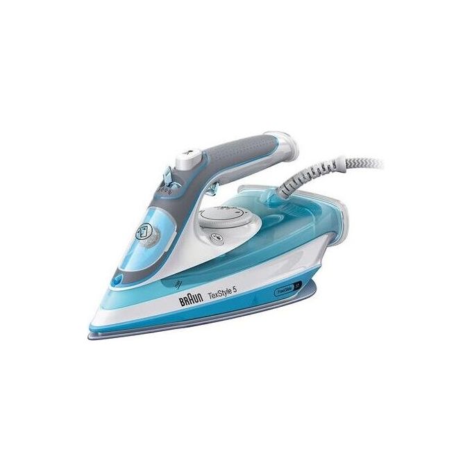 Braun SI5006BL TexStyle 5 Ferro da stiro a vapore Piastra Ceramica FreeGlide 3D 2600W 300ml colore Blu