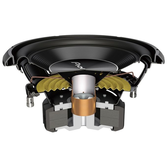 Pioneer TS-A250D4 A-Series Subwoofer per Auto 25 cm Doppia Bobina 400 W RMS 1300 W