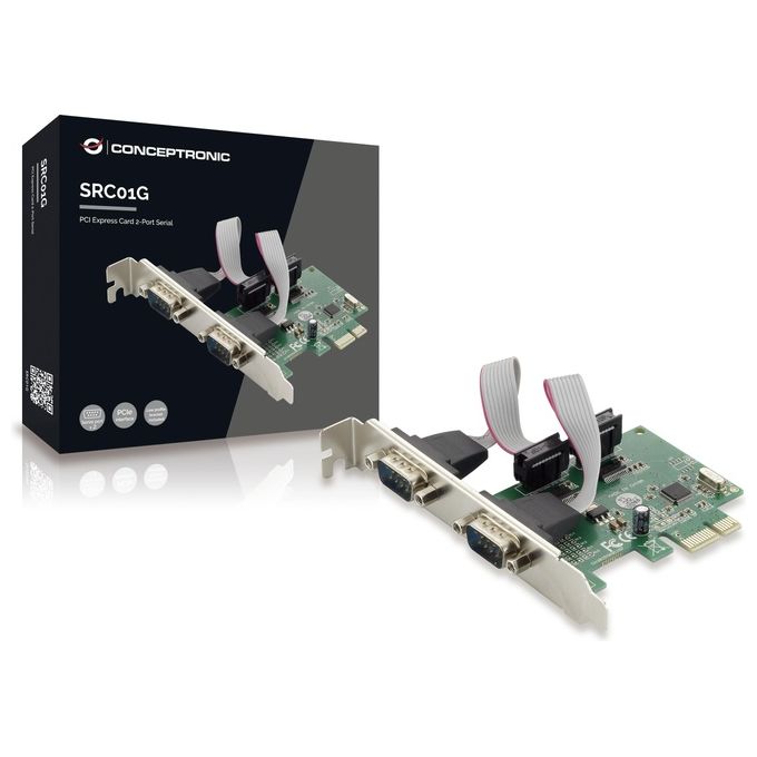 Conceptronic SRC01G Scheda di Interfaccia e Adattatore RS-232 Interno
