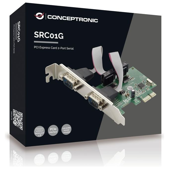 Conceptronic SRC01G Scheda di Interfaccia e Adattatore RS-232 Interno
