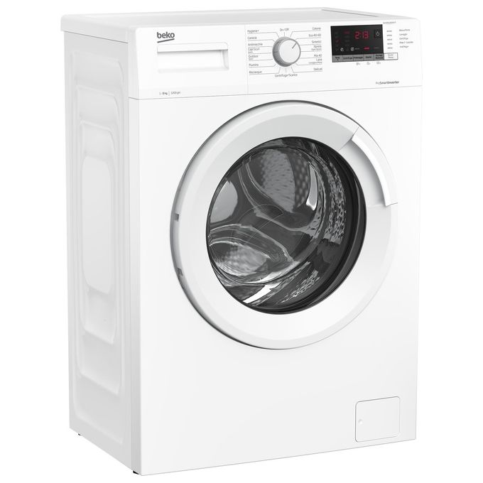 Beko WUXR81282WI-IT Lavatrice Frontale 8 Kg 1200 rpm Classe A Motore Inverter 15 Programmi (85x60x55 cm) colore Bianco
