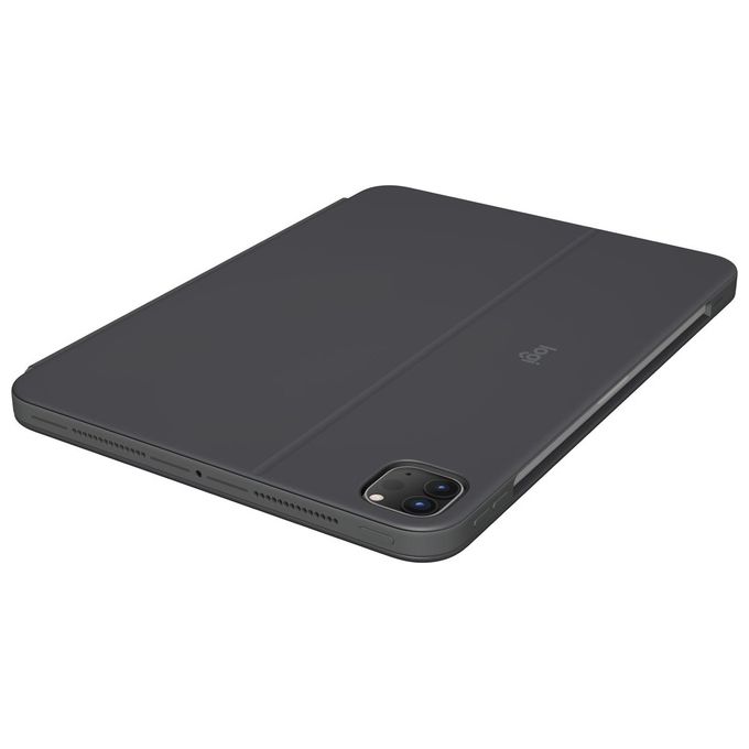 Logitech 920-012771 Combo Touch Custodia con Tastiera QWERTY Italiano Trackpad Multi-touch Smart Connector per iPad Pro 11'' colore Grafite