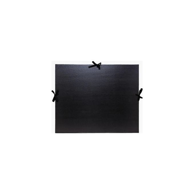 Exacompta Porta Disegni Kraft Nero con Nastro A3