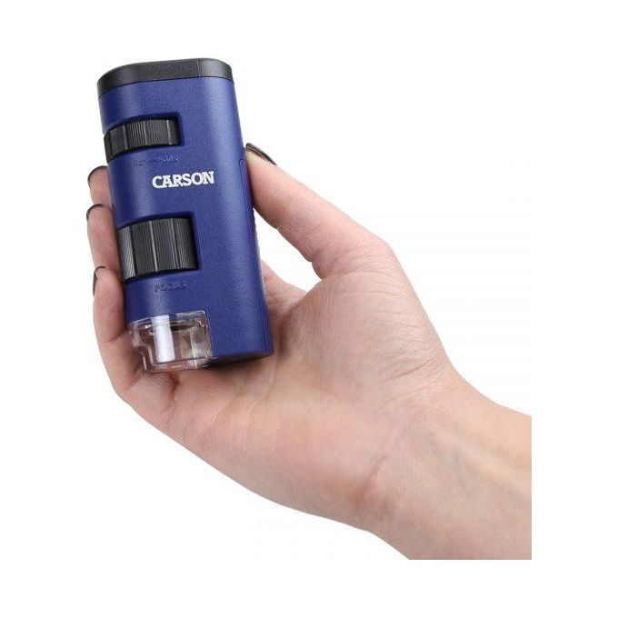Carson PocketMicro Microscopio Tascabile con Micro Led 20x-60x