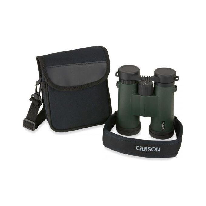 Carson JR-842 Jr Series Binocolo 8x42 mm con Prisma BAK-4 e Ottica Multi-Rivestita colore Verde oliva