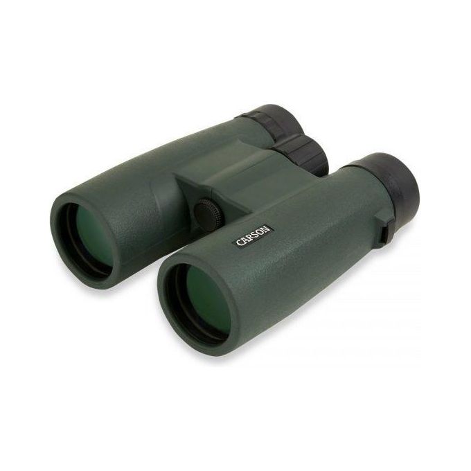 Carson JR-042 JR Series binocolo 10x42 mm BaK-4 con ottica FMC impermeabile e antiappannamento colore Nero Verde