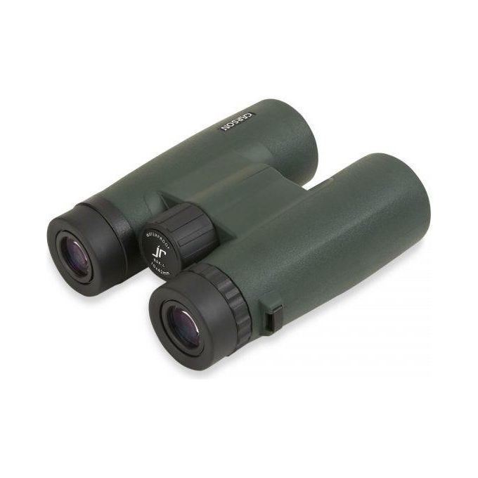 Carson JR-042 JR Series binocolo 10x42 mm BaK-4 con ottica FMC impermeabile e antiappannamento colore Nero Verde