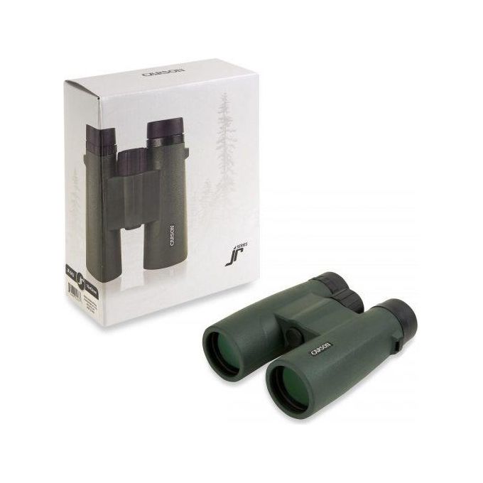 Carson JR-042 JR Series binocolo 10x42 mm BaK-4 con ottica FMC impermeabile e antiappannamento colore Nero Verde