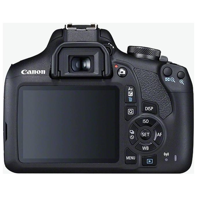 Canon 2728C002 EOS 2000D Fotocamera Reflex Kit Obiettivo EF-S 18-55mm DC III Sensore APS-C 24.1 MP Full HD Wi-Fi NFC colore Nero