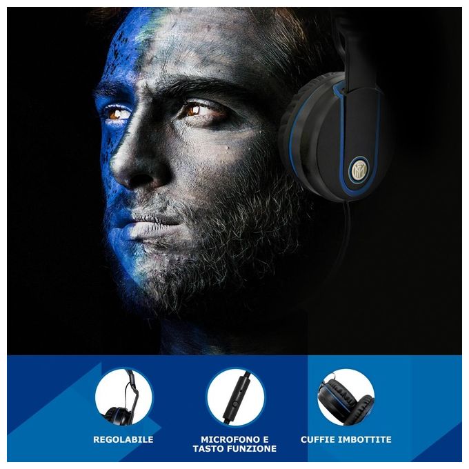 Techmade TM-IP952-INTER Cuffie Multimediali Ufficiali Inter