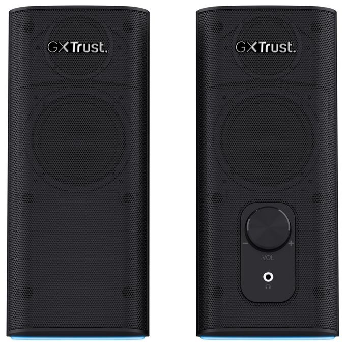 Trust GXT 612 CETIC Set Altoparlanti PC 2.0 Bluetooth 18W Illuminazione RGB colore Nero