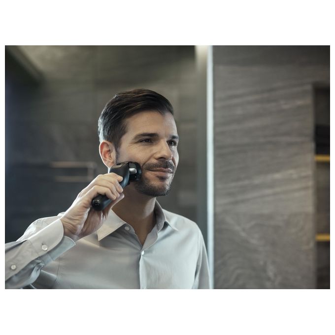 Panasonic ES-LS6A-K803 Serie 900+ Rasoio elettrico uomo Wet and Dry 6 testine autonomia 50 min colore Nero