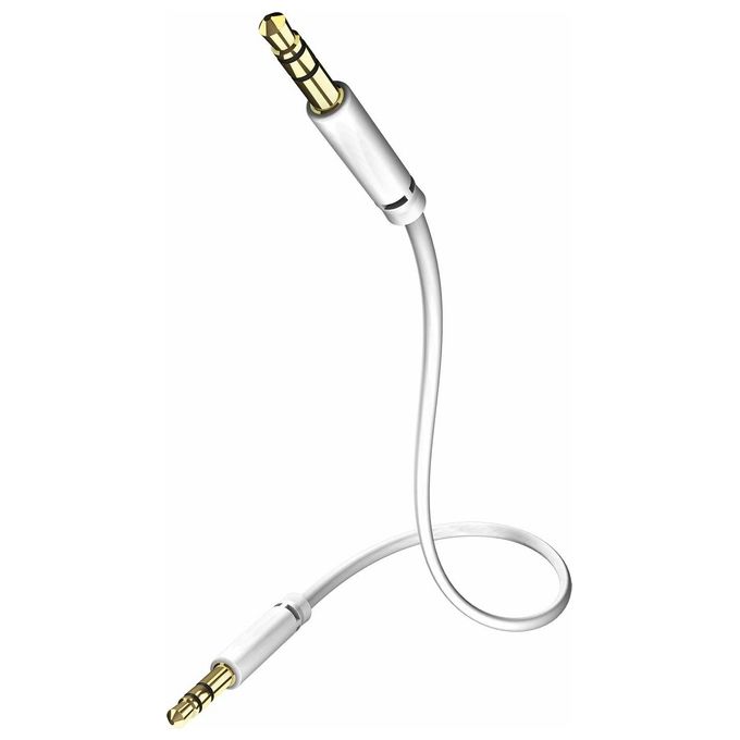 In-Akustik Star Cavo Audio 3mt 3,5mm Bianco