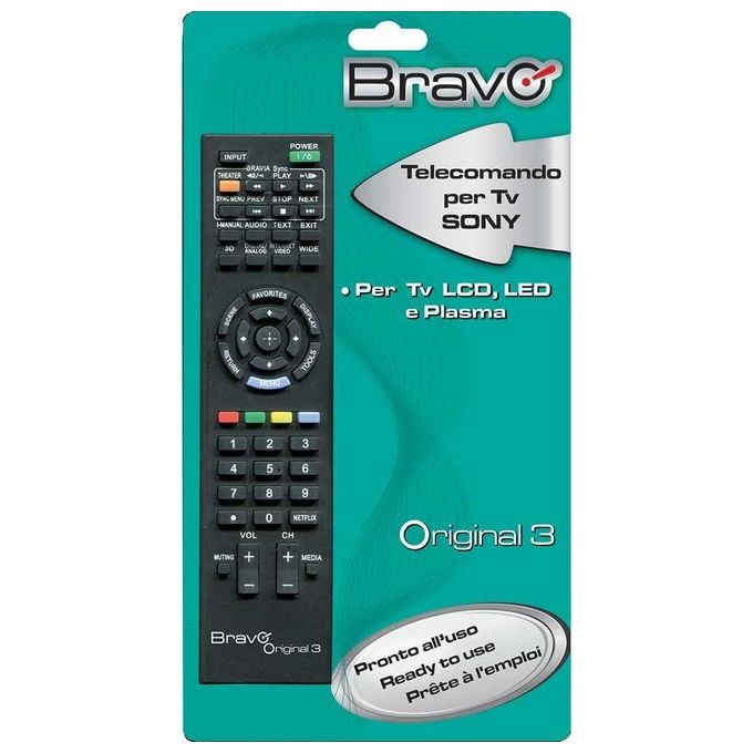 Bravo Telecomando Original 3 per Tv Sony