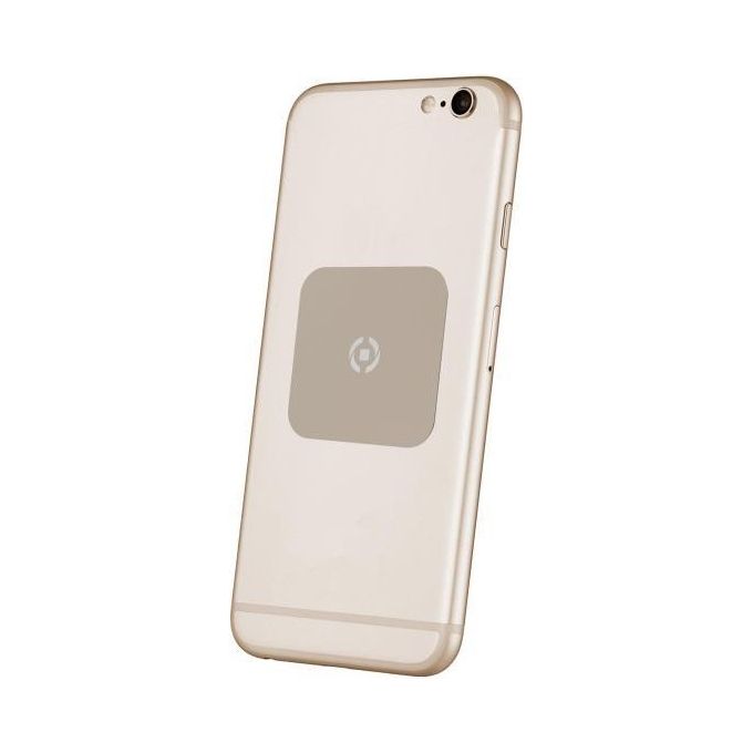 Celly Universal Metallic Plate Supporto da Auto Magnetico Oro