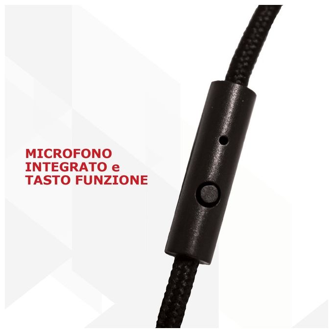 Techmade TM-IP952-MIL Cuffie Multimediali Ufficiali Ac Milan