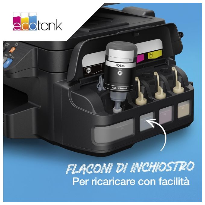 Epson C13t774140 Flacone di Inchiostro da 140ml, Nero, per Ecotank Et-4550