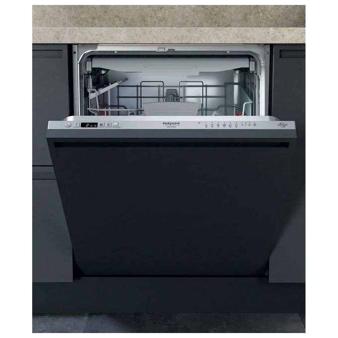 Hotpoint HA4IFD14B Lavastoviglie da incasso 14 coperti Classe D 46 dB Inverter 9 L (82x60x56 cm) colore Argento