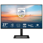 Philips 27E1N1300AE-00 Serie 1000 Monitor PC 27'' IPS Full HD 1920x1080 100Hz USB-C 65W Hub USB 3.2 Altoparlanti VESA colore Nero