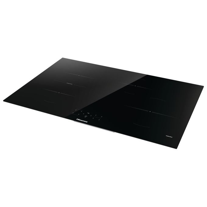 Hisense HI8421BSC Piano cottura a induzione 80 cm 4 zone Touch Bridge Zone Super Zone Booster colore Nero
