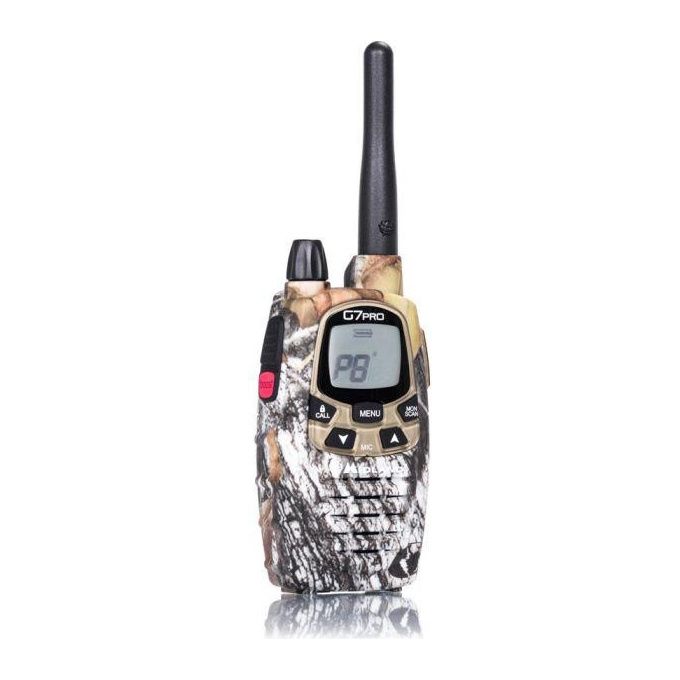 Midland Ricetrasmittente G7-Pro Mimetic 2018 Pmr446+lpd 8+69 Canali Batterie con Caricabatterie