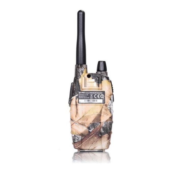 Midland Ricetrasmittente G7-Pro Mimetic 2018 Pmr446+lpd 8+69 Canali Batterie con Caricabatterie
