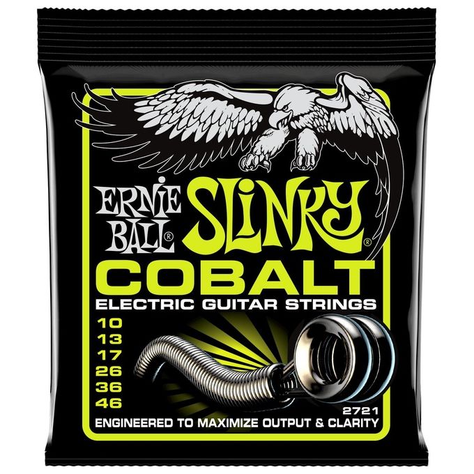 Ernie Ball Slinky Cobalt Chitarra Acciaio Elettrico 6 Pezzi