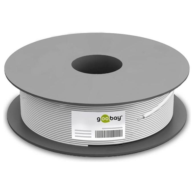 Wentronic 57294 Cavo Solido Schermato f-Utp per Reti da Esterno Categoria 5E Cca Matassa 100mt
