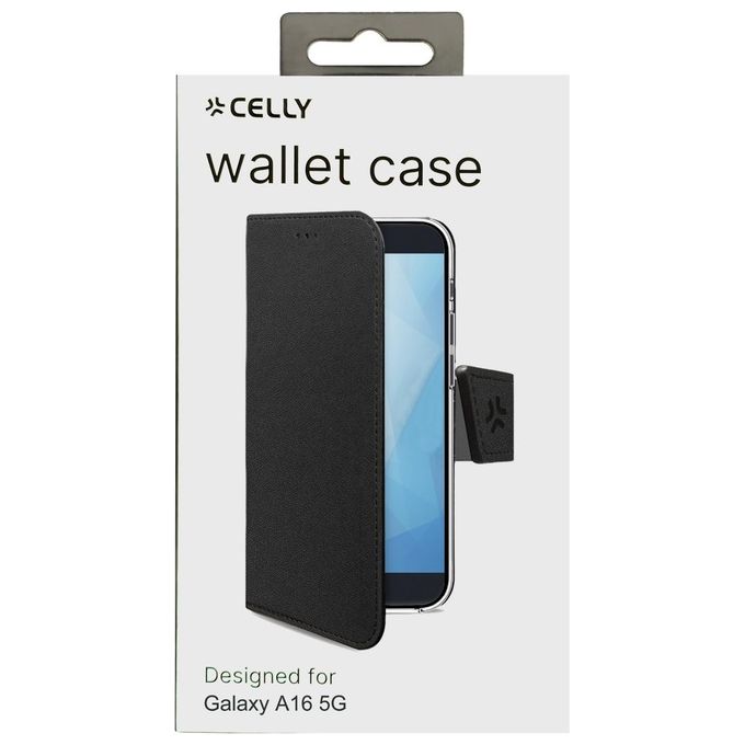 Celly Wally Case per Samsung Galaxy A16 5g Nero